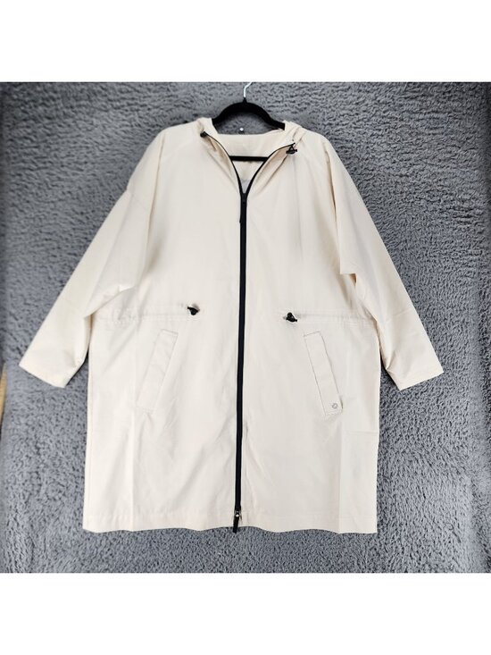 Core IO Jackets & Blazers - Core IO Jacket Womens Medium Cream Long Sleeve Hooded Full Zip